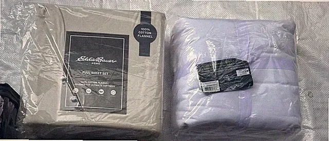 Eddie Bauer Cotton Flannel Bedding Set, Brushed for Extra Softnes