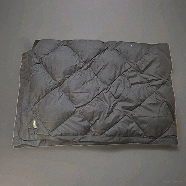 Eddie Bauer Down Quilted Blanket Camping Packable Throw 52x36” Reversible