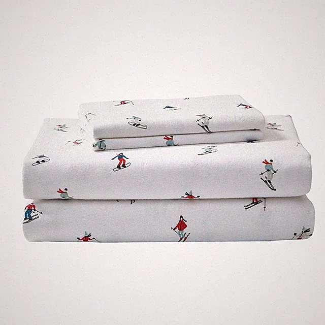 Eddie Bauer - Full Sheets, Cotton Flannel Bedding Set, Brushed For Extra