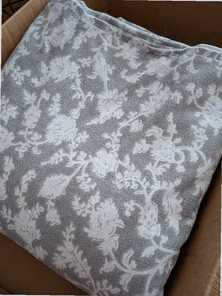 Eddie Bauer Home Flannel Duvet Queen Exc Cond