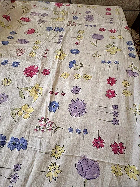 Eddie Bauer Home King Sheets Flat & Fitted Floral Spring Garden Cottage Cotton