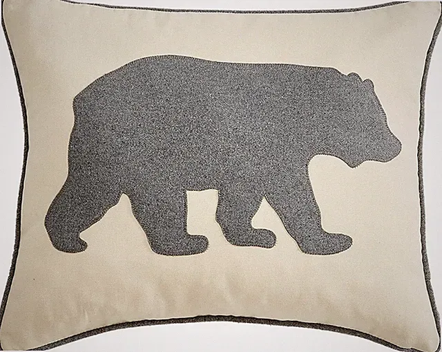 Eddie Bauer Home Throw Pillow with Zipper Closure, Perfect Luxurious Bedding Set