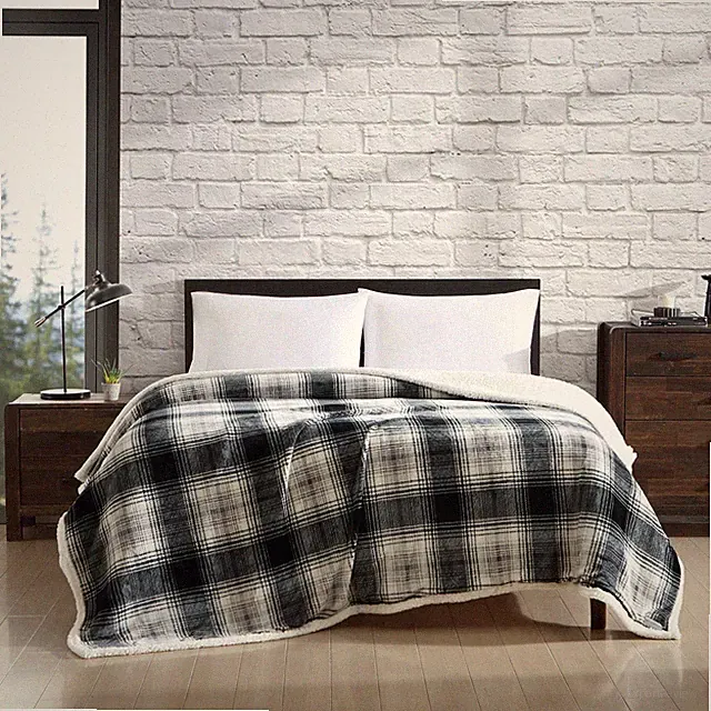 Eddie Bauer- King Blanket, Ultra Soft & Cozy Plush Home Décor, All Season Bed...