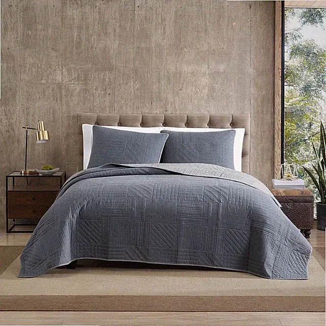 Eddie Bauer - King Quilt Set, Reversible Bedding with Matching Shams, Lightwe...