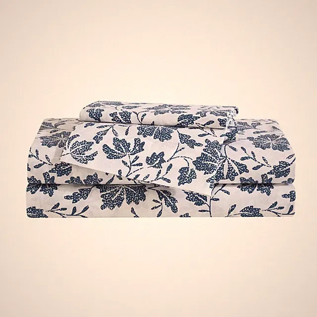 Eddie Bauer - King Sheet Set, Premium Cotton Percale Bedding Set, Floral Home...