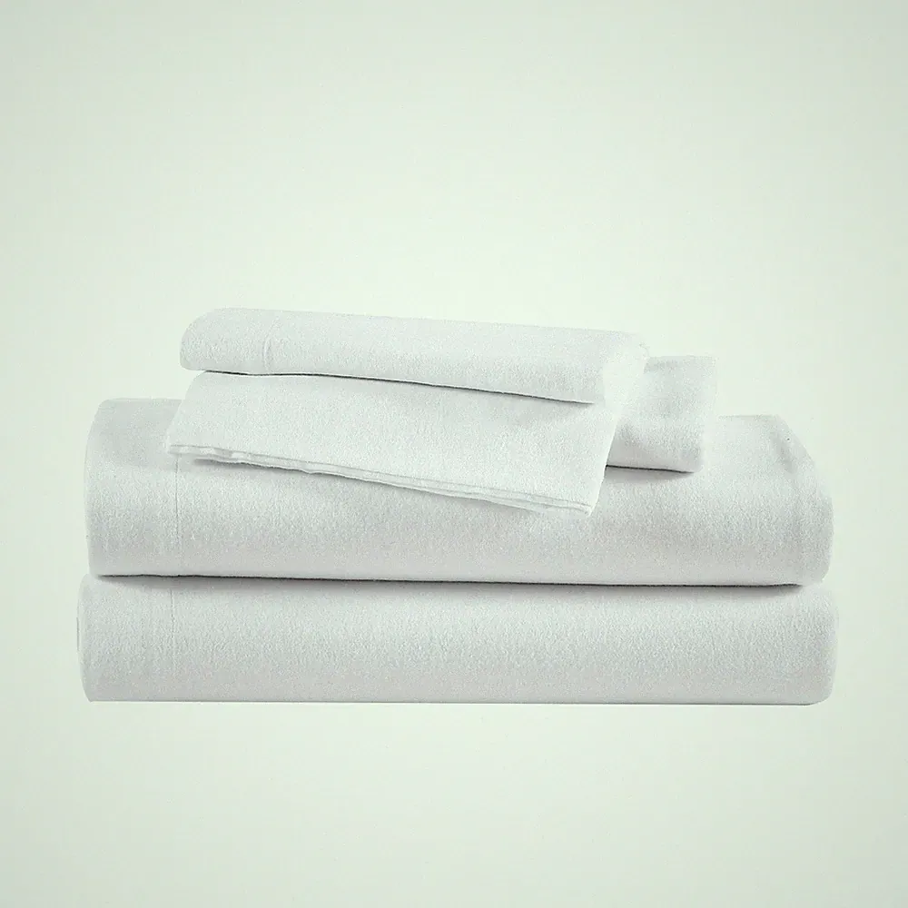 Eddie Bauer - King Sheets, Cotton Flannel Bedding Set, Brushed for Extra Softnes