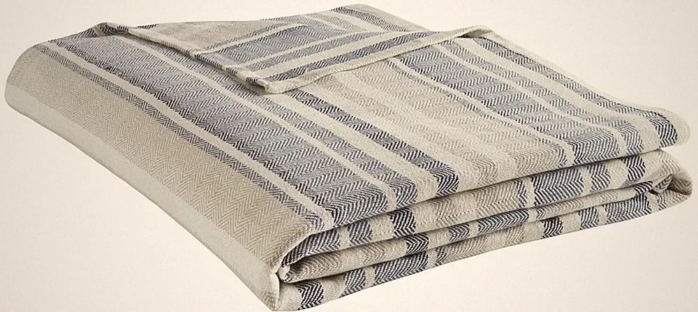 Eddie Bauer - Queen Blanket, Lightweight Cotton Bedding, Home Decor for All Seas