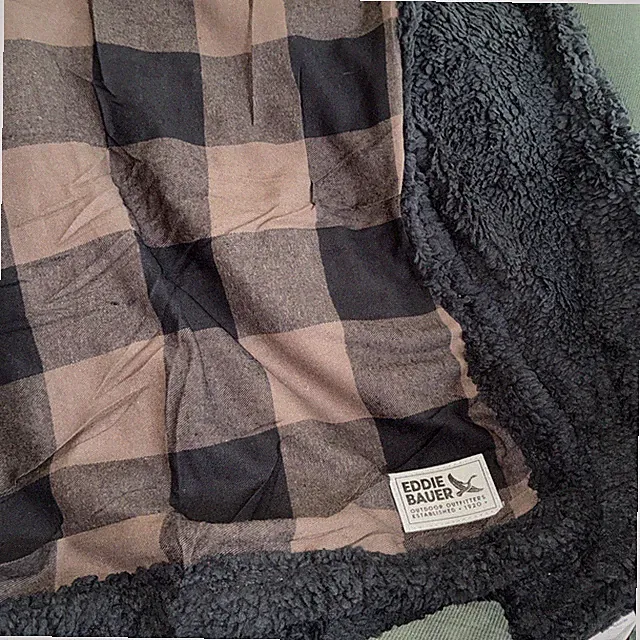 Eddie Bauer Reversible Home Throw Blanket