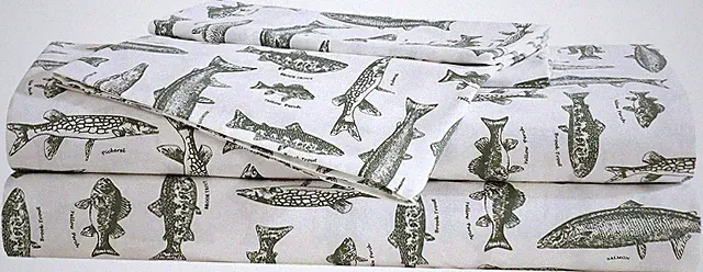 Eddie Bauer - Sheet Set, Cotton Percale Bedding with Matching Pillowcase, Crisp