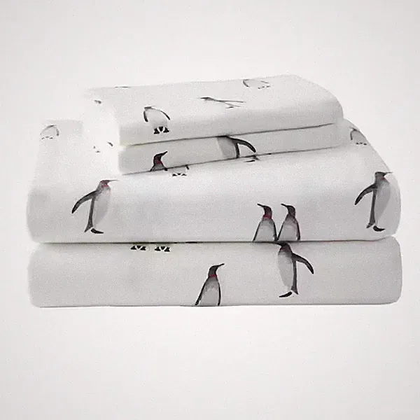 Eddie Bauer Sheet Set King 150-Thread Count Deep Pocket Charcoal Gray 4-Piece