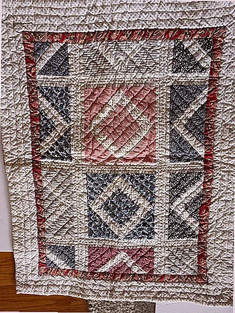 Two Eddie Bauer Home quilted standard bed pillow covers shams